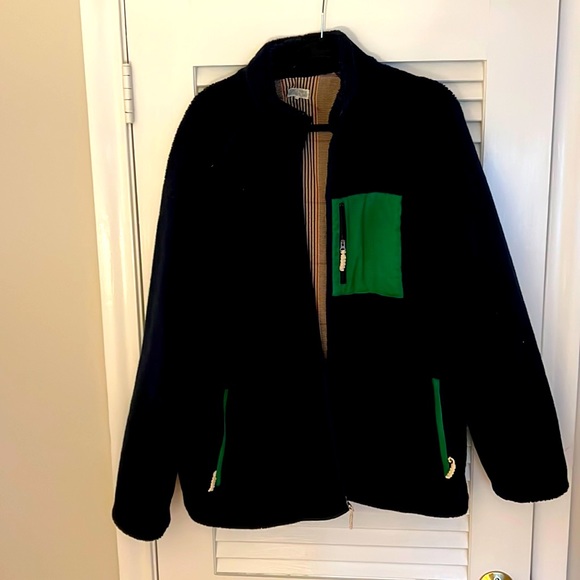 Navy Blue Quaker Marine Fleece Zip Up. Size Large but fits/feels more like a XL - Picture 3 of 3